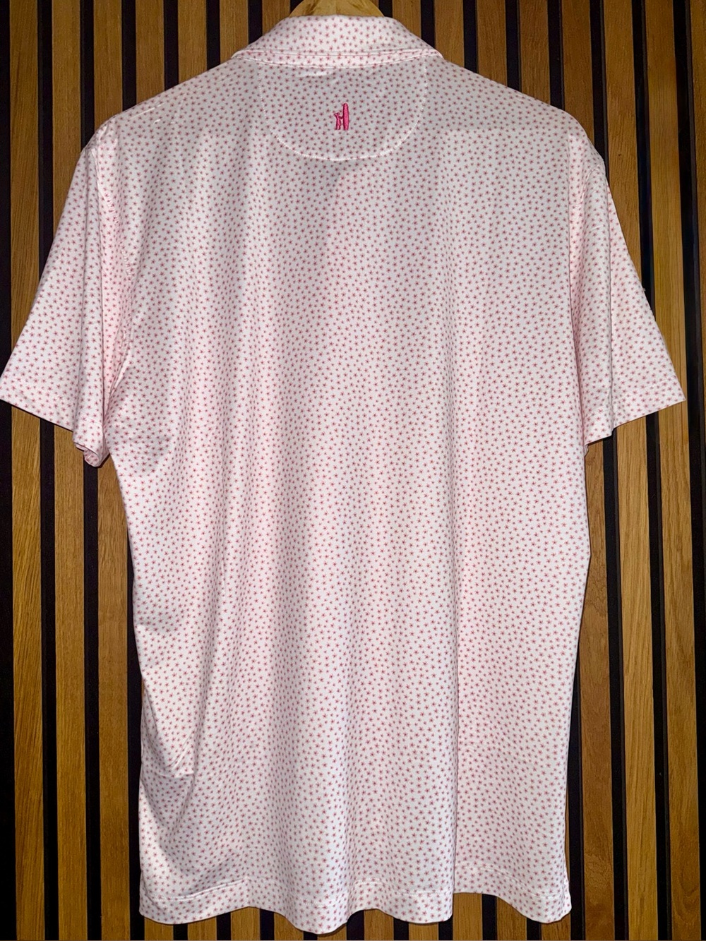 johnnie-O "Plumeria" Featherweight Performance Polo in Azalea Micro-Floral - NWT - Picture 4 of 8